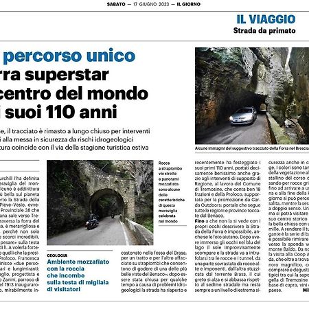 Ferienwohnung Casa Nel Borgo - Il Gufo Tremosine Exterior foto